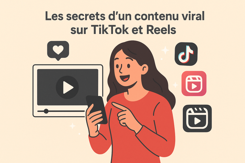 Illustration Les secrets d’un contenu viral sur TikTok et Reels