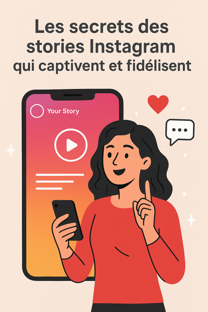 Illustration Les secrets des stories Instagram qui captivent et fidélisent