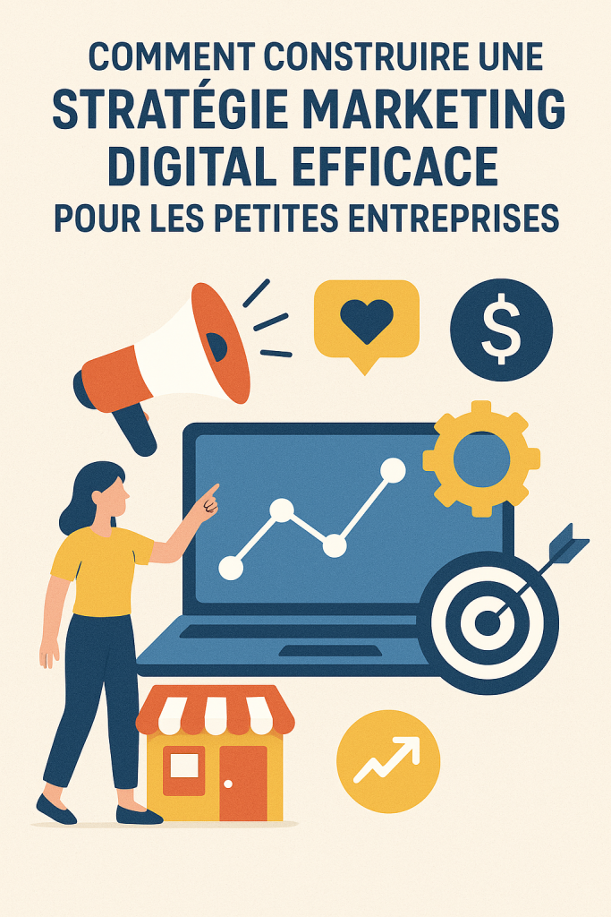 Illustration stratégie marketing digital efficace