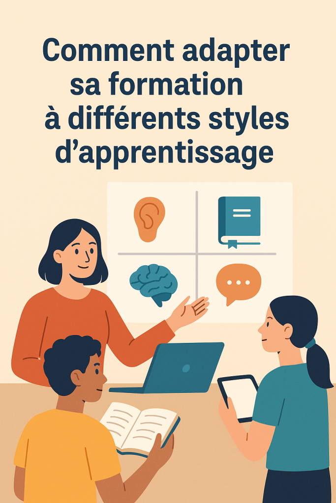 Illustration Comment adapter sa formation à différents styles d’apprentissage ?
