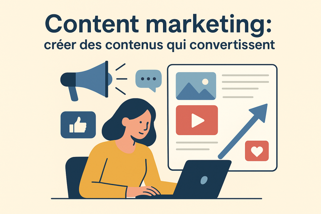 Illustration Content Marketing : Créer des Contenus qui Convertissent