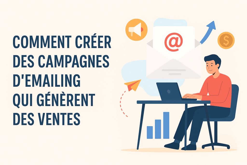Illustration Comment créer des campagnes d’emailing qui génèrent des ventes