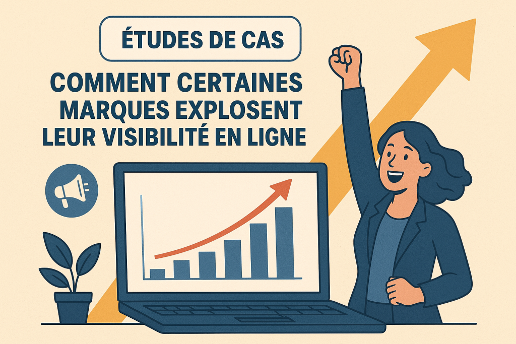 Illustration comment certaines marques explosent leur visibilité en ligne