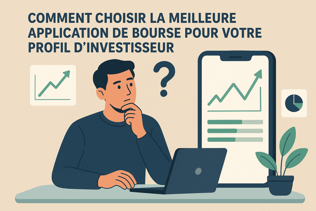 Illustration Comment choisir la meilleure application de bourse pour votre profil d’investisseur
