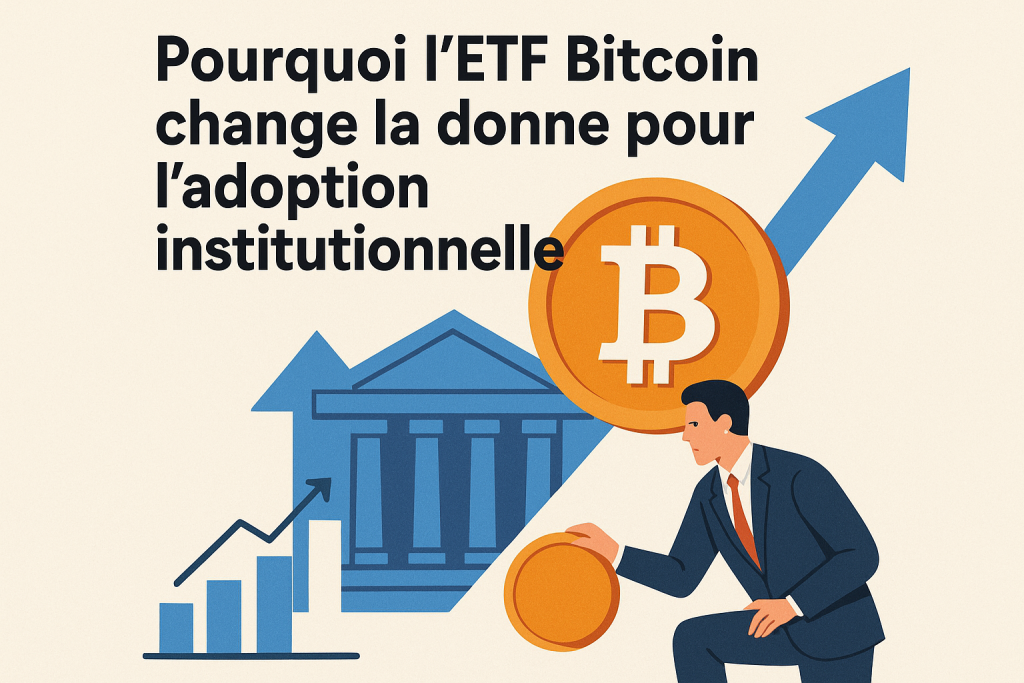 Illustration Pourquoi l’ETF Bitcoin change la donne pour l’adoption institutionnelle