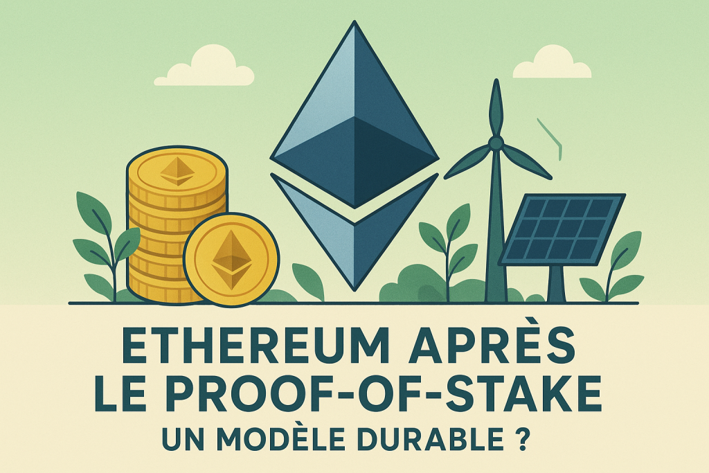 Illustration Ethereum après le Proof-of-Stake : un modèle durable ?