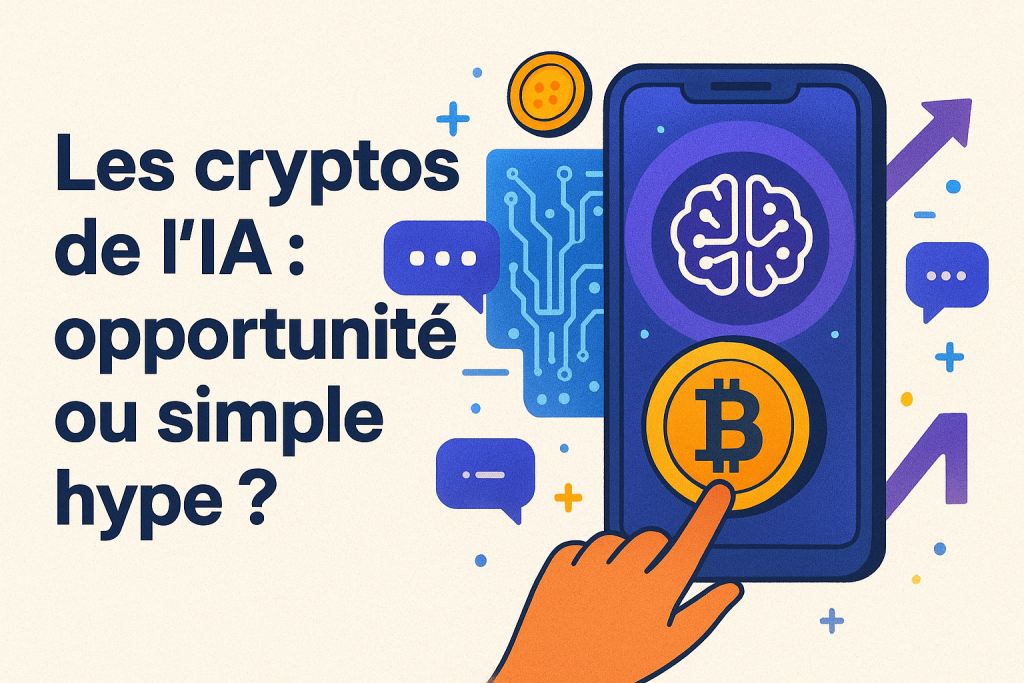 Illustration Les cryptos de l’IA : opportunité ou simple hype ?