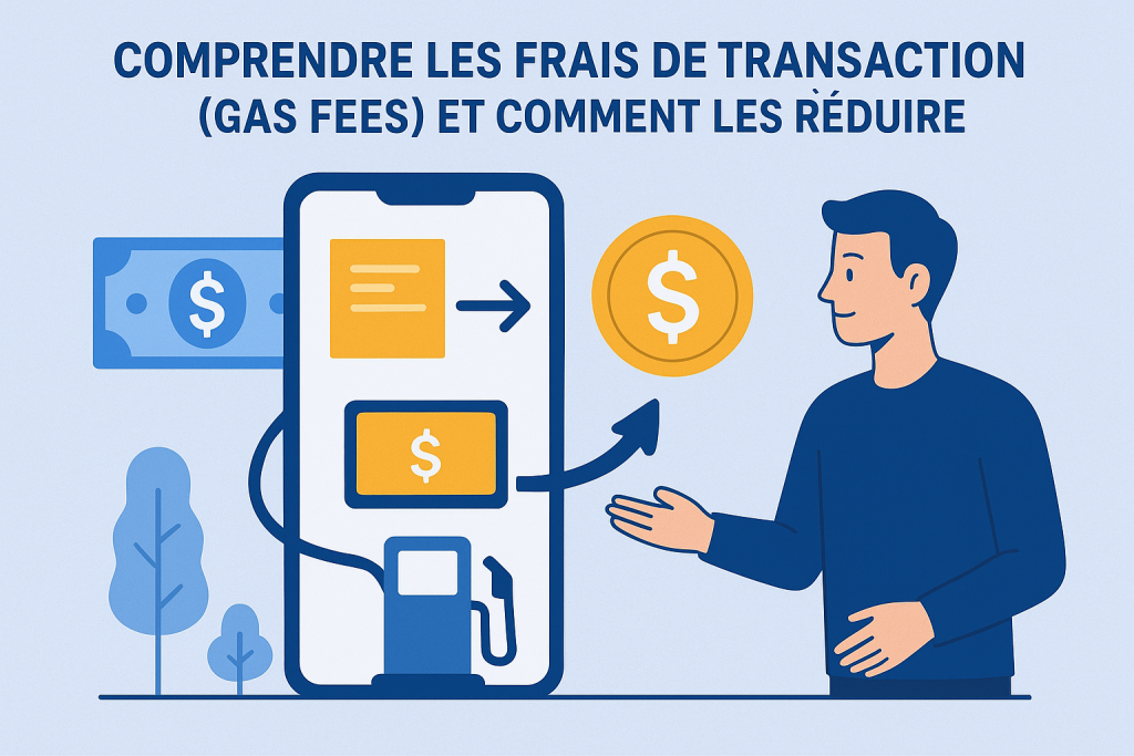 Illustration Comprendre les frais de transaction (Gas Fees) et comment les réduire