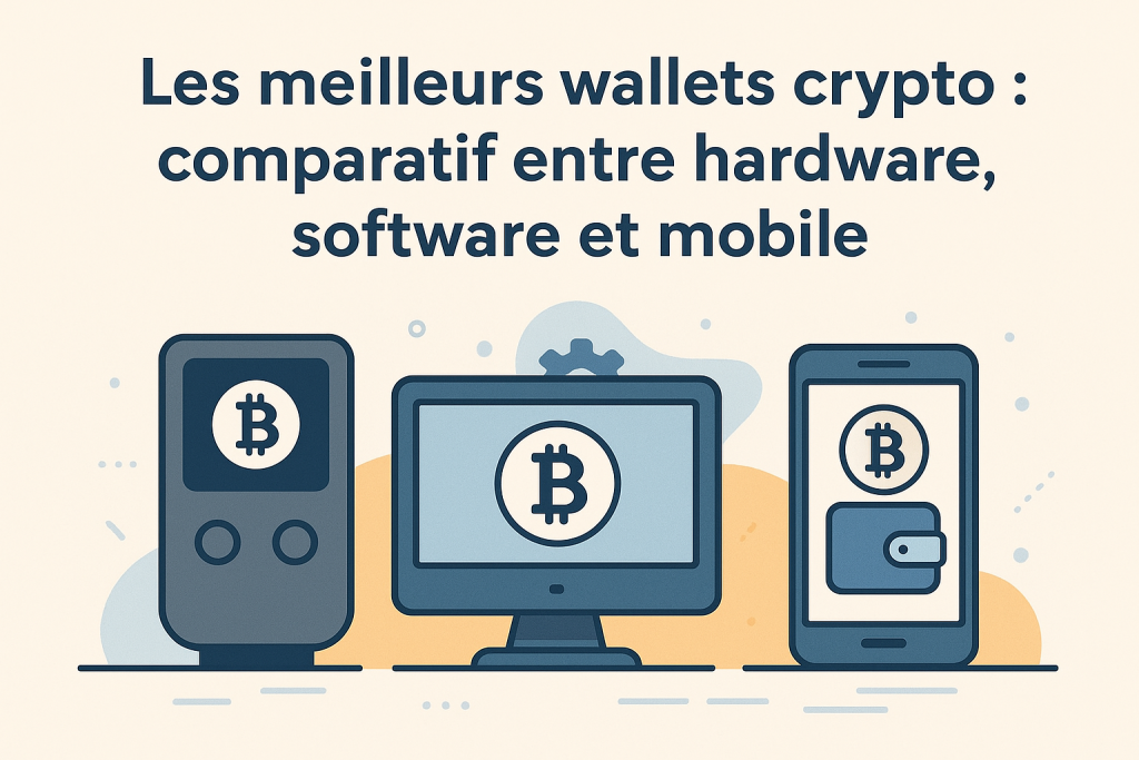 Illustration Les meilleurs wallets crypto : comparatif entre hardware, software et mobile