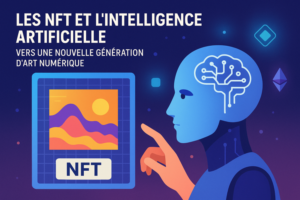 Illustration Les NFT et l’intelligence artificielle : vers une nouvelle génération d’art numérique