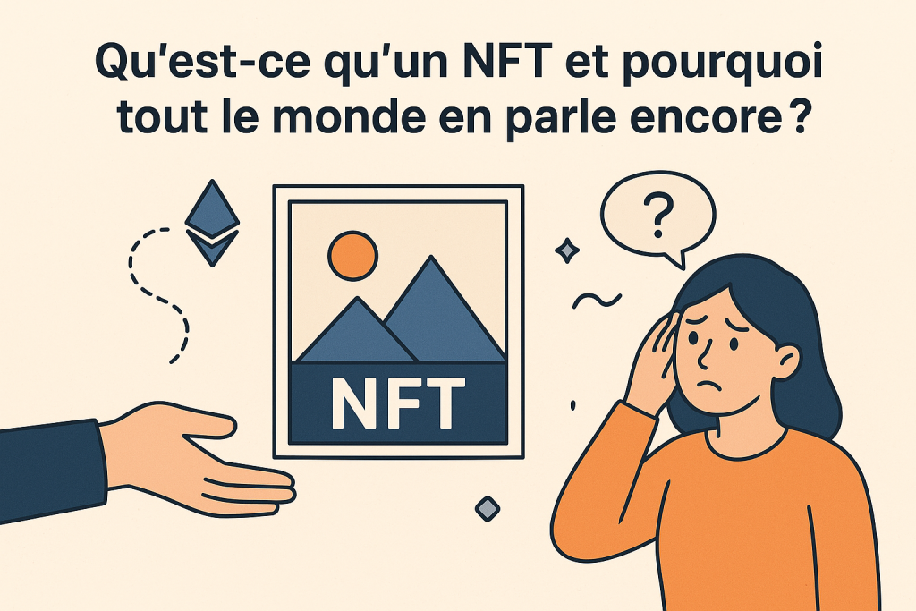 Illustration Qu’est-ce qu’un NFT et pourquoi tout le monde en parle encore ?