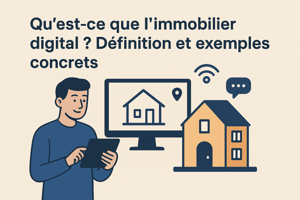Illustration Qu’est-ce que l’immobilier digital ? Définition et exemples concrets