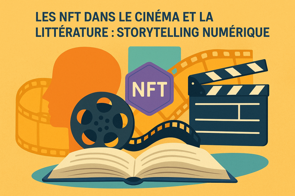 Illustration Les NFT dans le cinéma et la littérature : le storytelling numérique à l’ère du Web3
