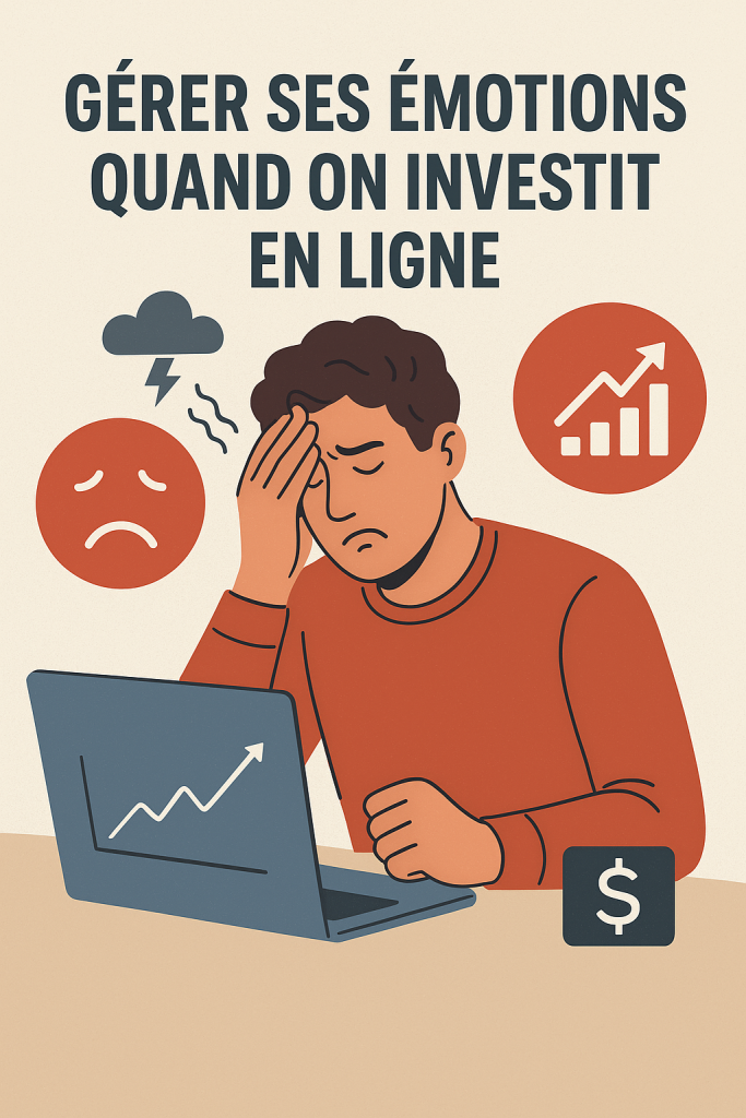 Illustration Gérer ses émotions quand on investit en ligne
