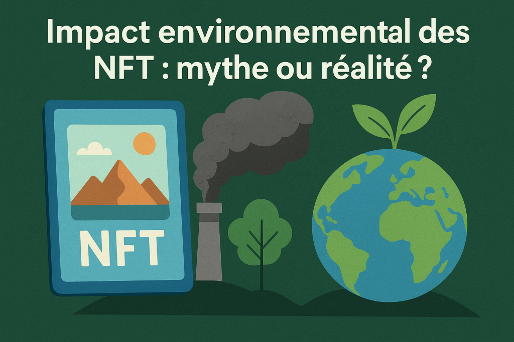 Illustration Impact environnemental des NFT : mythe ou réalité ?