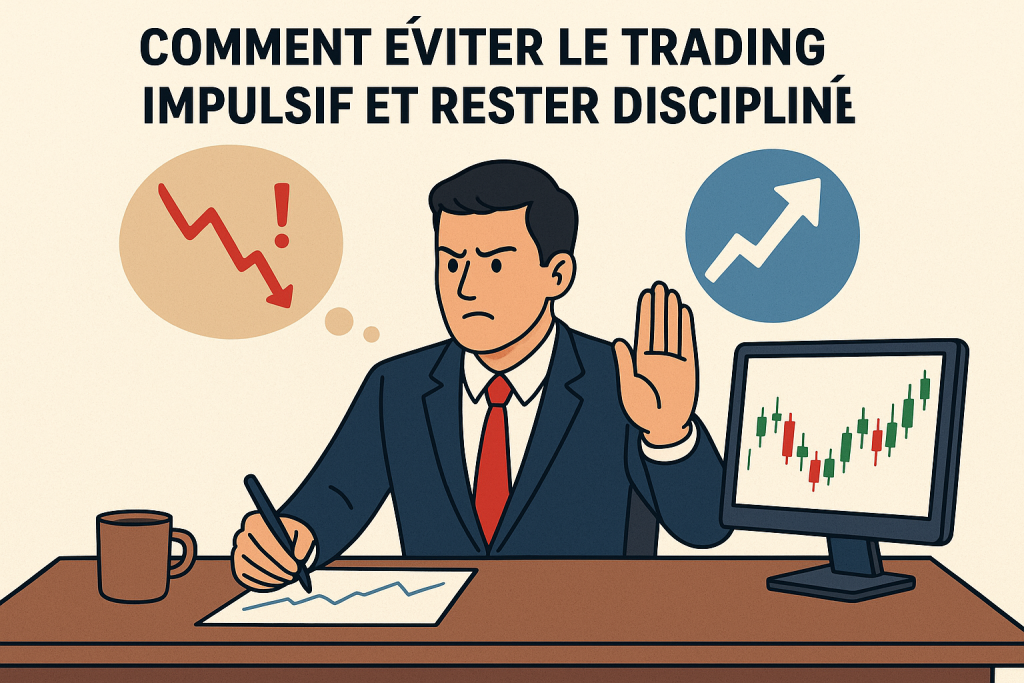 Illustration Comment éviter le trading impulsif et rester discipliné