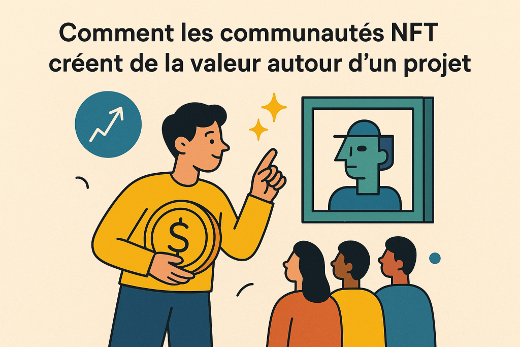 Illustration Comment les communautés NFT créent de la valeur autour d’un projet