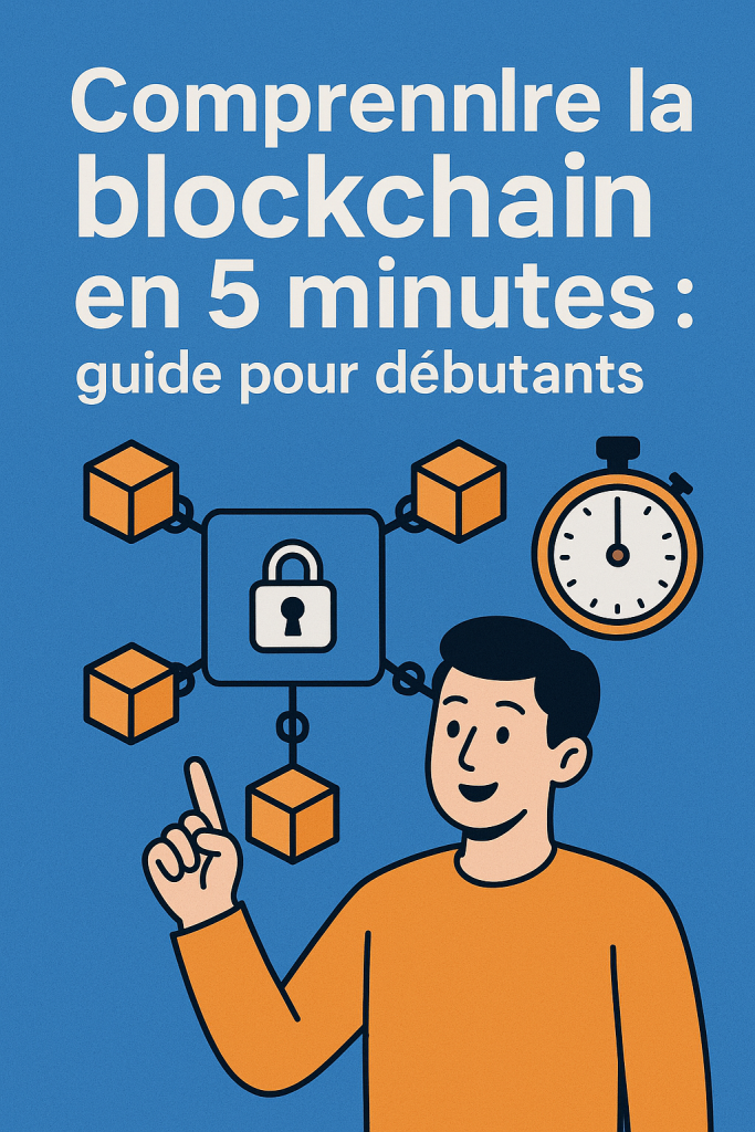 Illustration Comprendre la blockchain en 5 minutes : le guide complet pour débutants
