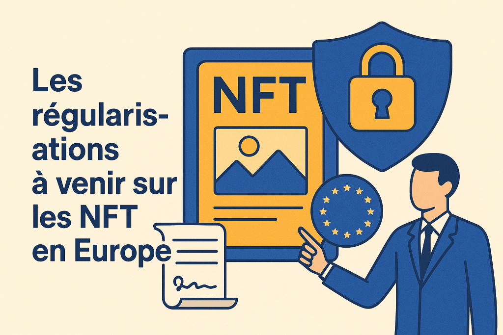 Illustration Les régulations à venir sur les NFT en Europe
