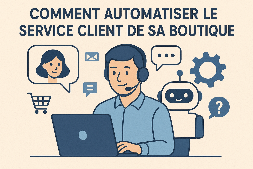 Illustration Comment automatiser le service client sur sa boutique