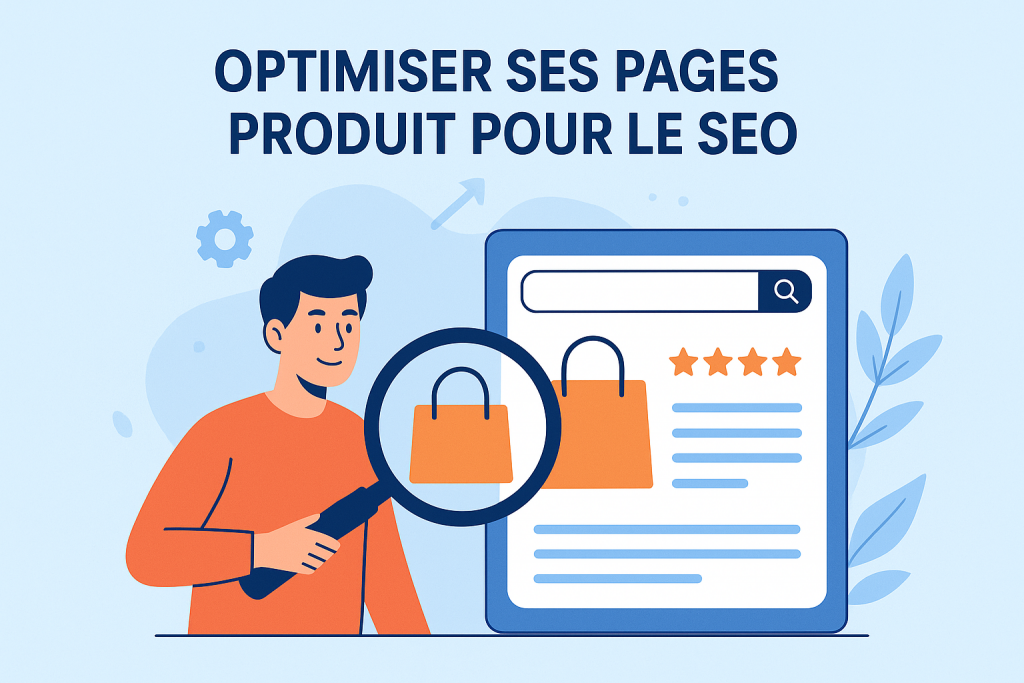 Illustration Optimiser ses pages produit pour le SEO