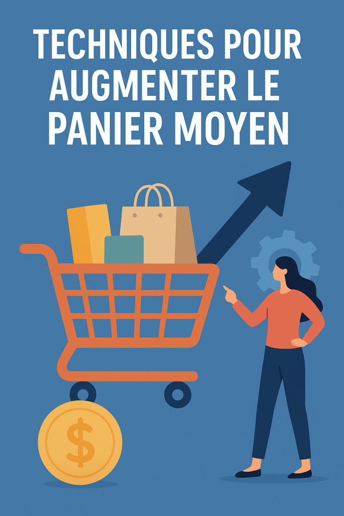 Illustration Techniques pour augmenter le panier moyen de votre boutique en ligne
