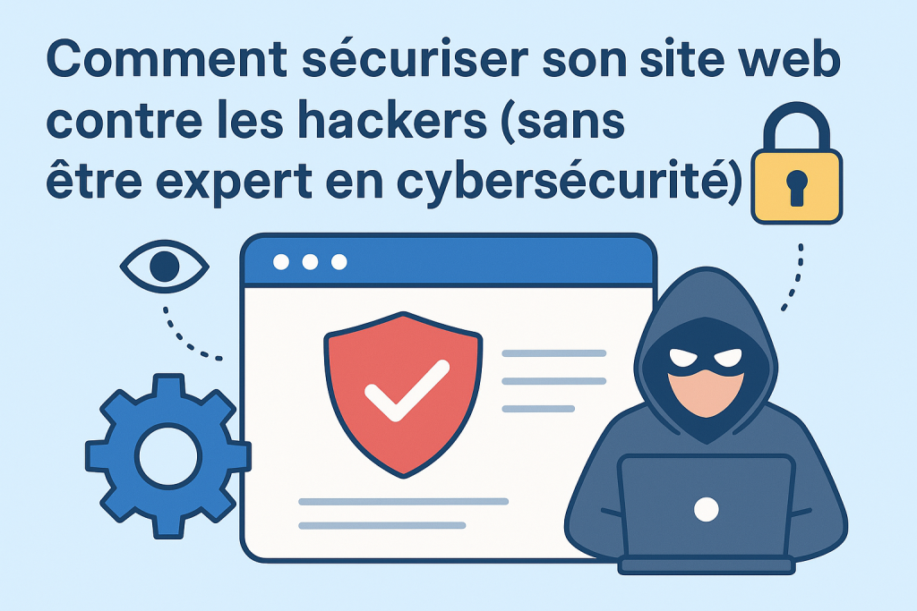 Illustration sécuriser son site web contre les hackers