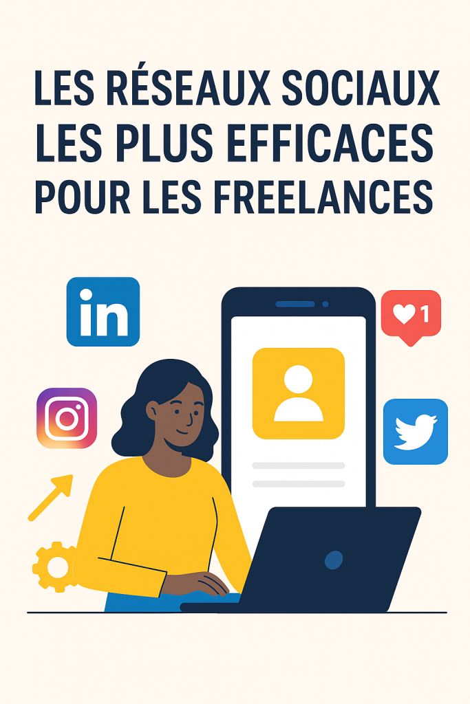 Illustration Les réseaux sociaux les plus efficaces pour les freelances