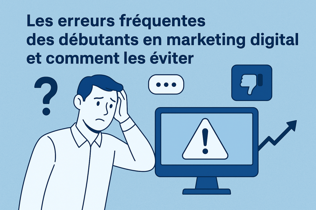 Les erreurs fréquentes des débutants en marketing digital