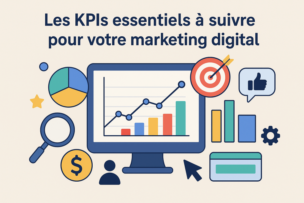 Illustration Les KPIs essentiels à suivre pour votre marketing digital