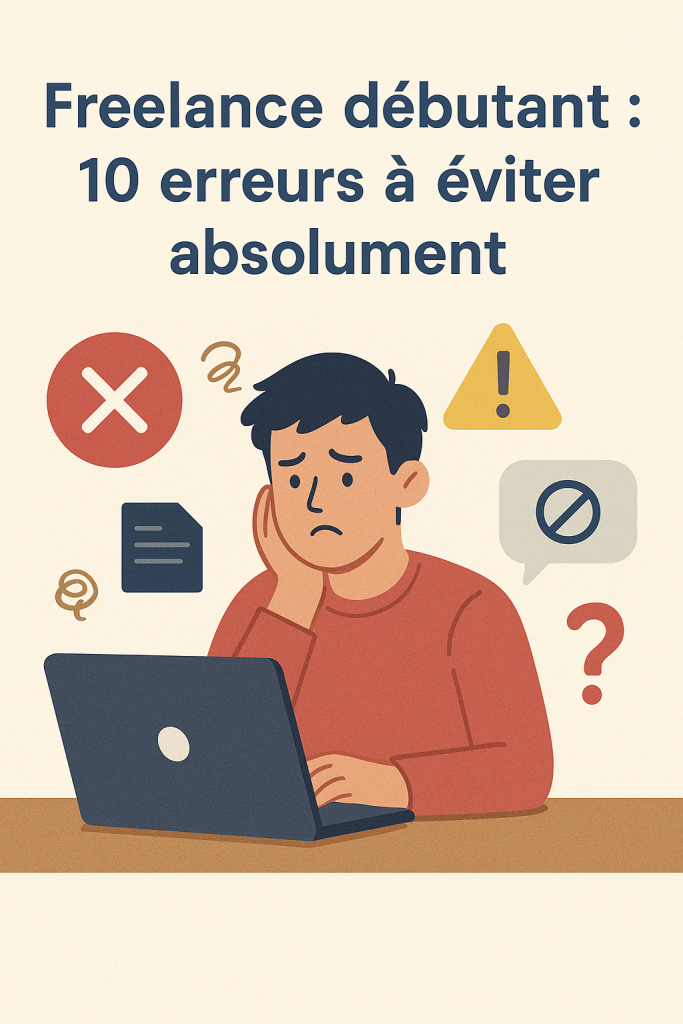 Illustration Freelance erreurs à éviter.