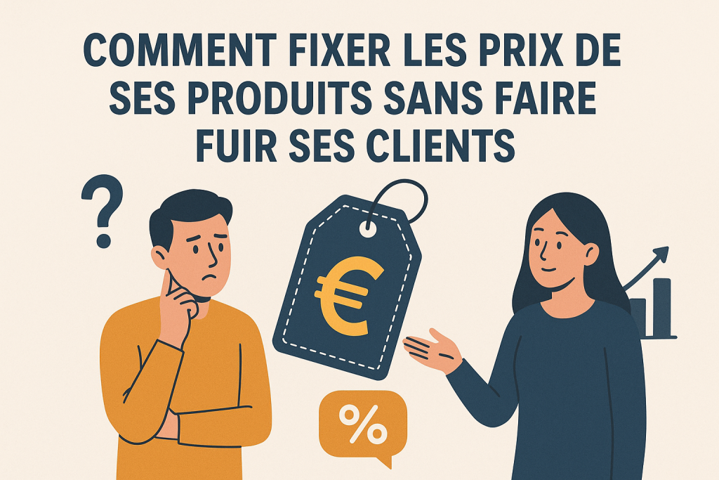Illustration fixer les prix de ses produits sans faire fuir ses clients