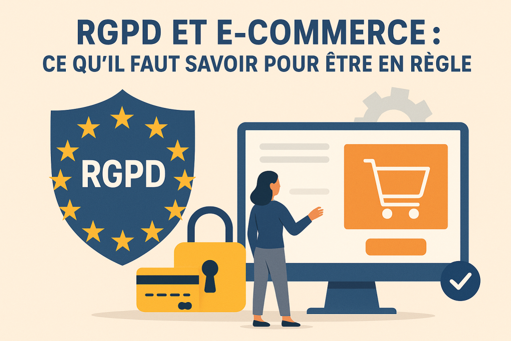 Illustration RGPD & e-commerce.