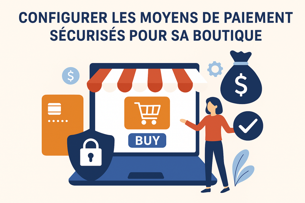 Illustration Configurer les moyens de paiement sécurisés pour sa boutique : le guide complet